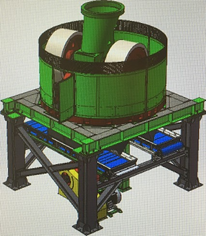 مطحنة بعجلة البيع الساخن MB-180