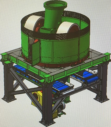 مطحنة بعجلة البيع الساخن MB-180
