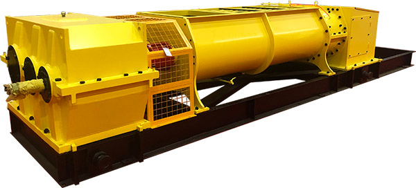 مصنع الطوب من الطارد خلط بعمود مزدوج SJJ400X55.5