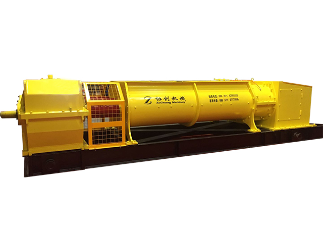 مصنع الطوب من الطارد خلط بعمود مزدوج SJJ400X55.5